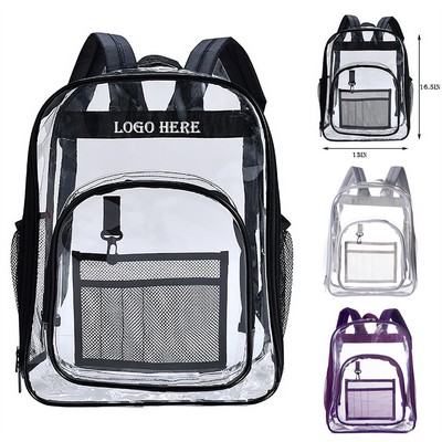 Pvc Clear Backpack