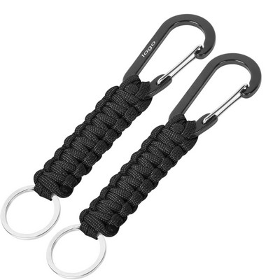 Paracord Keychain with Carabiner