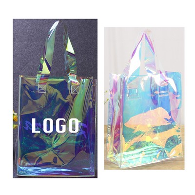 Fashion Holographic Clear Tote Bag