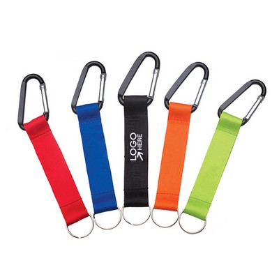 Carabiner With Key Chain Lanyard