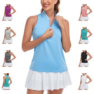 Sleeveless Golf Polo Shirt