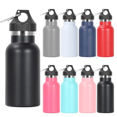 Portable 304 Stainless Steel Outdoor Sports Water Bottle with Buckle