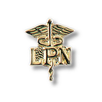 Prestige Medical - Licensed Practical Nurse Caduceus Cloisonne Insignia Tacs