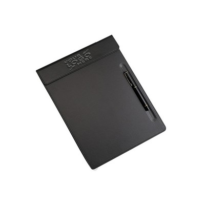 PU Leather Magnetic Clipboard with Pen Holder