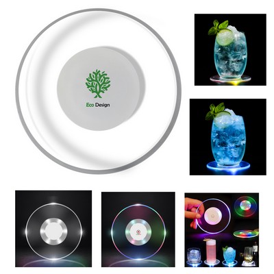 Clear LED Drink Coaster