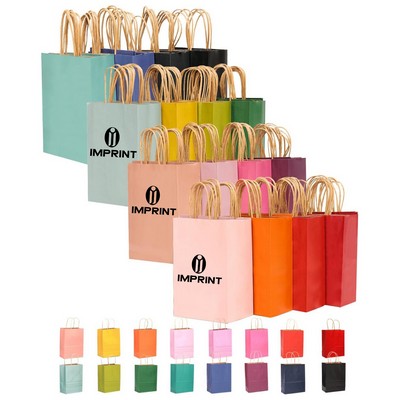 Kraft Paper Gift Bags with Handle