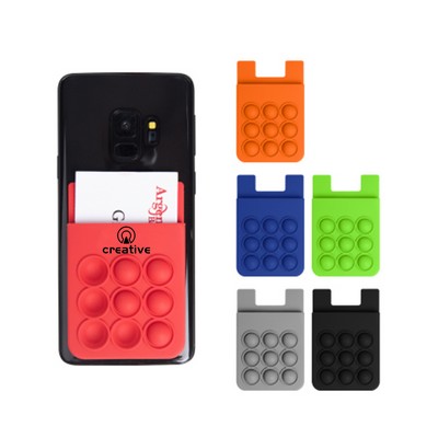 Push Pop Phone Wallet