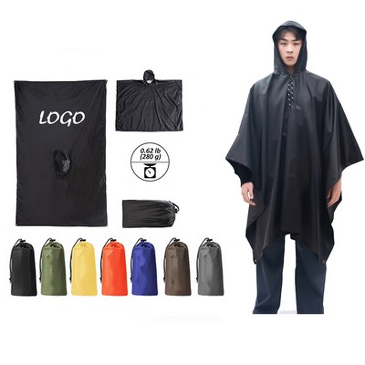 Rain Poncho With Hood