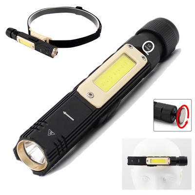 3-In-1 Magnetic Flashlight Led Headlamp