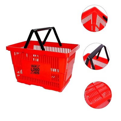 Supermarket Plastic Shopping Basket