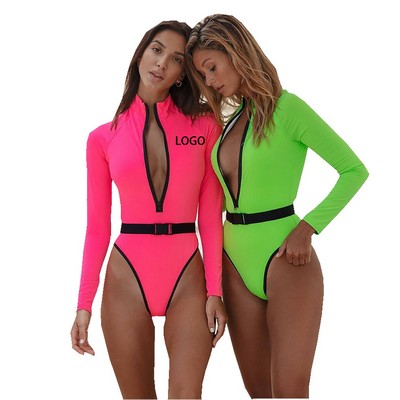 Fluorescence One-Piece Bikini