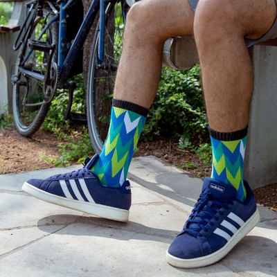 Mid Calf Cycling Socks - Pedal in Comfort and Style - American Made