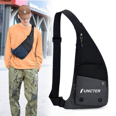 Sling Bag Chest Bag Single Shoulder Backpack Crossbody Bag For Men And Women