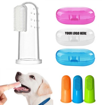 Silicone Finger Toothbrush For Pets