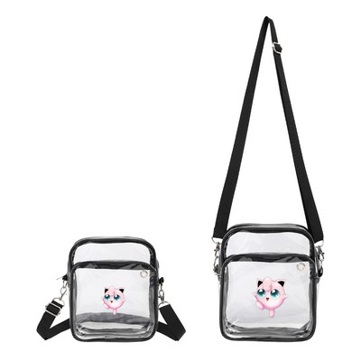 Clear Pvc Crossbody Shoulder Bag