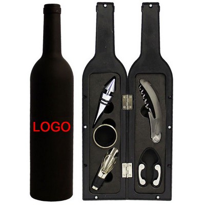 Wine Bottle Corkscrew & Accessory Set 5-Piece