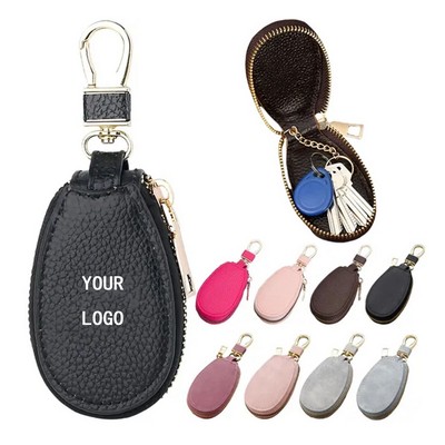 Portable Key Holder Bag With Hanging And Zipper