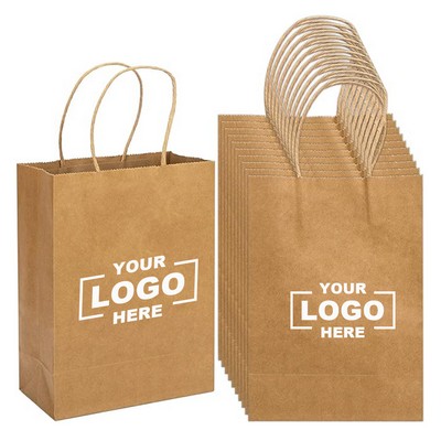 Kraft Paper Gift Bags with Handles