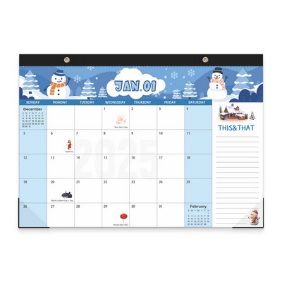 18 Months 17"*12" Cartoon Wall Calendar From Jan 2025 To June 2026