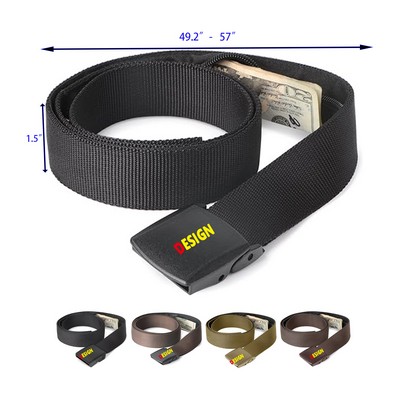 Travel Security Money Belt with Hidden Money Pocket