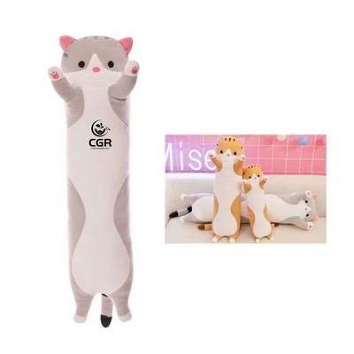 20'' Long Cat Plush Toy Pillow