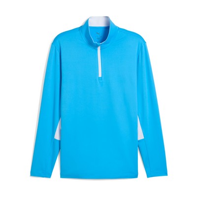 Puma® Pure 2.0 1/4 Zip Sweater- Team Light Blue