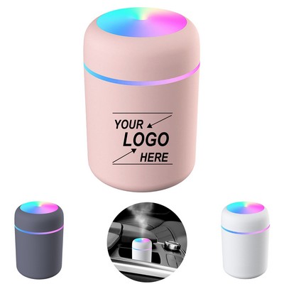 Portable 300ml USB Cool Mist Humidifier with LED Light for Bedroom