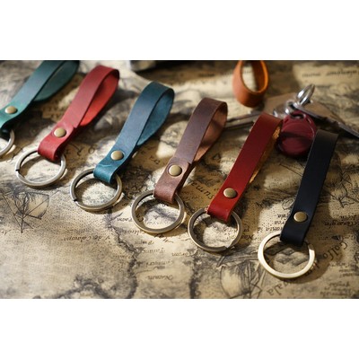 Beckett Leather Key Ring