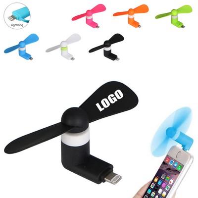 Mini Smart Fan For Lightning Port