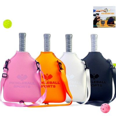 Neoprene Pickleball Racket Crossbody Bag