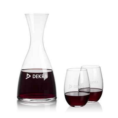 Barham Carafe & Laurent Stemless Wine