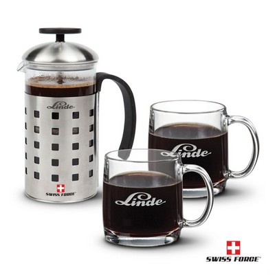 Swiss Force® Coffee Press & Nordic Mug Set