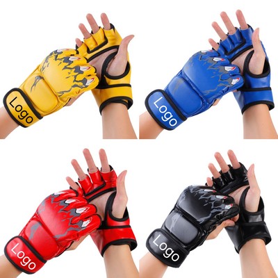 Half-Finger Boxing Fight Gloves