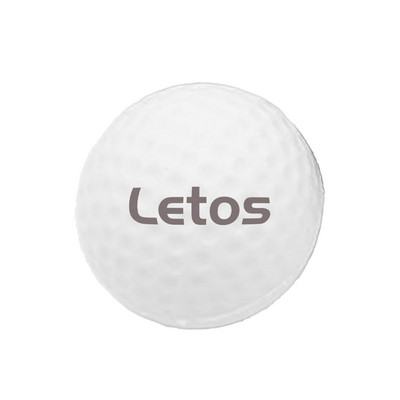 1 2/1" PU Soft Golf Shaped Stress Relieving Ball