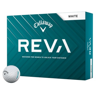 Callaway Reva Logo Golf Balls - 1 Dozen/1 Pole