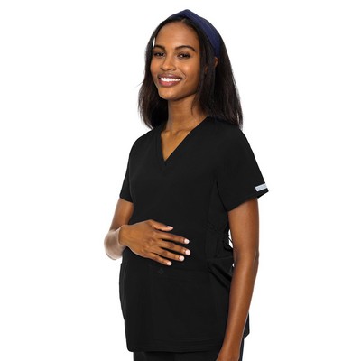 Med Couture - Touch - Women's 2-Pocket V-Neck Maternity Top