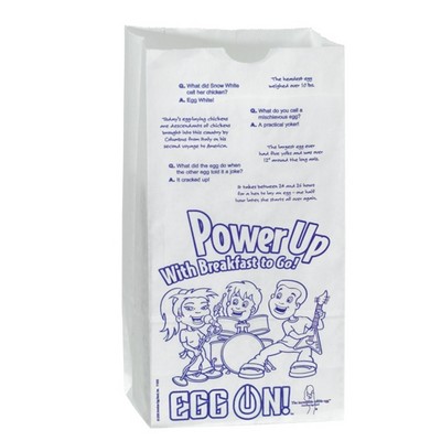 Number 8 White Grocery Bags (6 1/4"x3 13/16"x12 1/2")