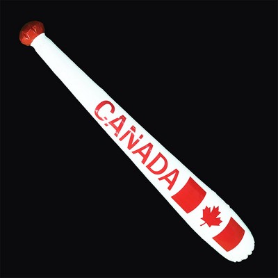 42" Inflatable Canada Baseball Bat