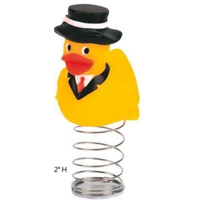 Rubber Gentleman Duck Bobble©