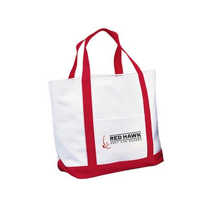 Bay Shores Boat Tote Bag