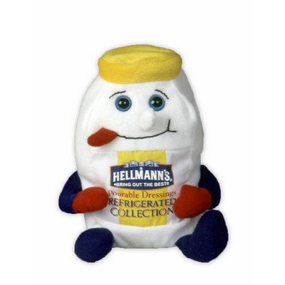 Custom Plush Mayonnaise Jar Mascot