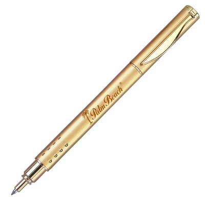 Accalia Rollerball Pen w/Dot Grip - Gold