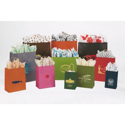 Tinted Kraft Paper Shopping Bag (10"x 5"x 13")