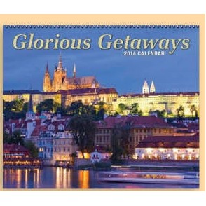 13 Month Spiral Bound Wall Calendar (Glorious Getaways)