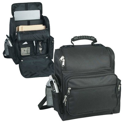 Deluxe Laptop Backpack w/File Divider