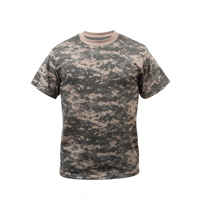 Men's Army Digital Camouflage Military T-Shirt (2XL)