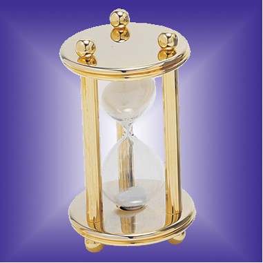 5 Min Metal Sand Timer (Screened)