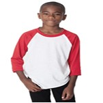 Augusta Sportswear Youth 3/4 Sleeve Baseball Shirt