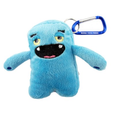 Polyester Plush Monster w/ Carabiner