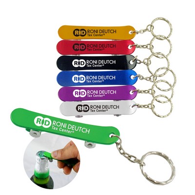 Skateboard Bottle Opener with key chain-Close out